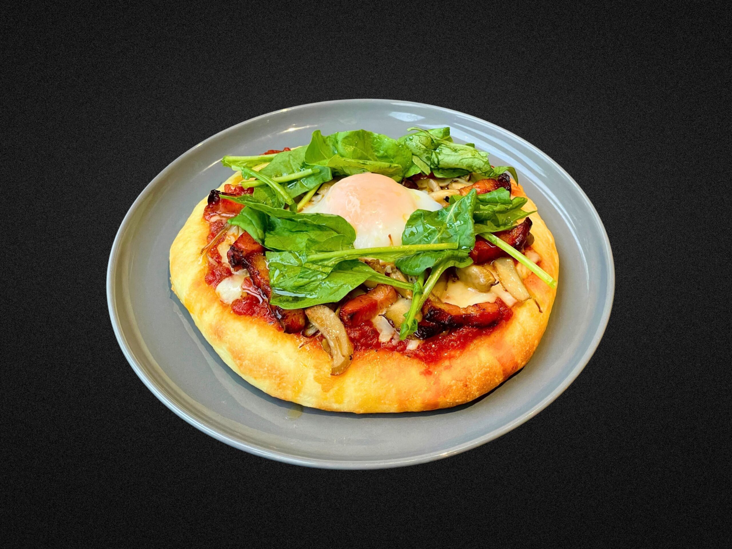 きのこと半熟卵のトマトソースPIZZA（18cm）