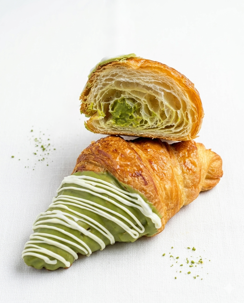 抹茶チョコクロワッサン画像